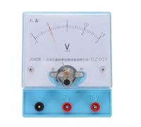 POPETPOP Voltímetro Ajustable para Pruebas Eléctricas con Pantalla Analógica y Diseño Resistente para Uso en Laboratorio y Pruebas Físicas