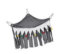 POPETPOPara Hámster Rincón para Mascotas Hamaca Esquinera Decoración De Jaula