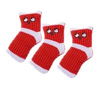POPETPOPara Mascotas 3 Calcetines Pequeños Chirriador Entrenamiento Vocal para