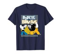 Popeye El Marinero Vs Brutus Bluto Retro Comic Camiseta