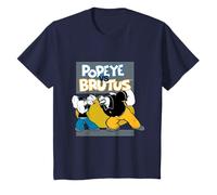 Popeye El Marinero Vs Brutus Bluto Retro Comic Niños Camiseta