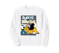 Popeye El Marinero Vs Brutus Bluto Retro Comic Sudadera