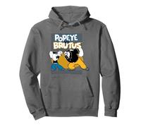 Popeye El Marinero Vs Brutus Bluto Retro Comic Sudadera con Capucha