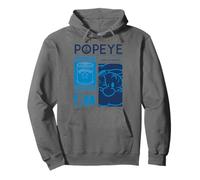 Popeye Sailor Man Espinacas Amigo De Las Olas Retro Comic Sudadera con Capucha