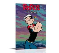 Popeye The Sailor- Cuadros decorativos impermeables y resistentes a las manchas, pósteres de alta definición, adecuados para múltiples escenarios en salas de estar, dormitorios y oficinas, estilo