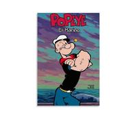 Popeye The Sailor- Cuadros decorativos impermeables y resistentes a las manchas, pósteres de alta definición, adecuados para múltiples escenarios en salas de estar, dormitorios y oficinas, estilo sin