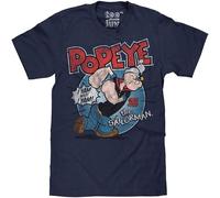 Popeye The Sailorman Men's T Shirt Navy M