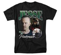 popfunk Breaking Bad Jesse Homage T Shirt, Black Camiseta, Negro, XL Unisex Adulto