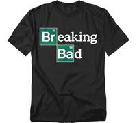 popfunk Breaking Bad Logo T Shirt, Black Camiseta, Negro, M Unisex Adulto
