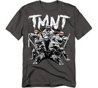 Popfunk Camiseta clásica TMNT Teenage Mutant Ninja Turtles Unisex Adulto, Tmnt Team, Large