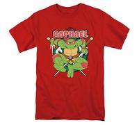 Popfunk Camiseta unisex para adultos con las Tortugas Ninja Poses, Raphael, Medium