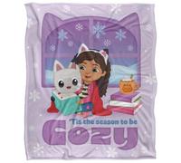 popfunk Gabby'S Dollhouse Pandy Paws - Manta de Navidad Suave al Tacto Sedoso, 152 x 127 cm