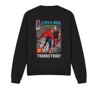 Popfunk Marvel Spiderman Brand New Day Tombstone Cover Unisex Sweatshirt, Black Sudadera Unisex Adulto (Pack de 1)