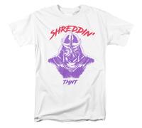 popfunk Teenage Mutant Ninja Turtles Shredder Shreddin T Shirt, White Camiseta, Blanco, 4XL Unisex Adulto