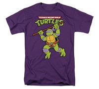 popfunk TMNT Retro Donnie T Shirt, Purple Camiseta, Morado (, S Unisex Adulto