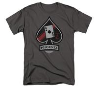 popfunk Top Gun: Maverick Phoenix Call Sign T Shirt, Charcoal Camiseta, Gris Oscuro, 3XL Unisex Adulto