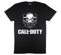 Popgear Call of Duty Logotipo del cráneo Camiseta para Hombre Negro XL | Gamer Xbox PS4 PS5 Interruptor Idea del Regalo de cumpleaños para los individuos, para el hogar o la Gimnasia