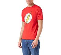 Popgear DC Comics The Flash Distressed Logo Men's T-Shirt Camisetas de Moda para Hombre