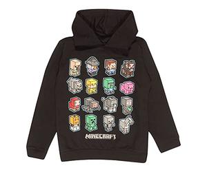 Popgear Minecraft Mini MOBS Boys Tira IL SUDARE HOEELDE Negro 10-11 AÑOS