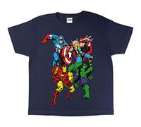 Popgear T-Shirt Camiseta, Armada, 7-8 Years para Niños