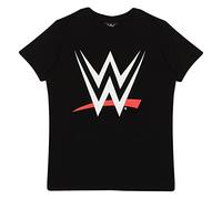Popgear WWE Logo Boys Camiseta Negro Moda, 5-6 Años para Niños