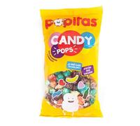 Popitas Candy Pops 10 Unidades | Pipas Maíz con Cobertura Dulce | 100 g | Snack Original Fiestas y Regalos | Crujientes, y Divertidas