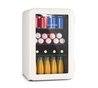 Klarstein Nevera Pequeña 70 l. Puerta Cristal Silenciosa, Mini Nevera, Neveras Pequeñas Habitación para Refrescos y Vino, Mini Frigorificos Pequeños con Estantes Extraíbles, Temperatura 0-10°C