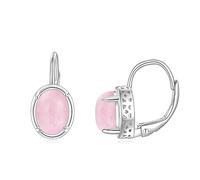 POPLYKE Larimar/Piedra Lunar/Palo/Turquesa/Onix Negro/Labradorita/Perla/Aquamarina/Agata Musgo Pendientes para Mujer Plata de ley Joyeria Regalo para chicas