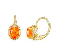 POPLYKE Larimar/Piedra Lunar/Palo/Turquesa/Onix Negro/Labradorita/Perla/Aquamarina/Agata Musgo Pendientes para Mujer Plata de ley Joyeria Regalo para chicas