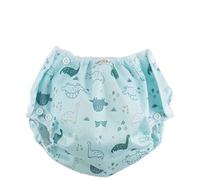 Popollini PopoWrap Dino - Cubrepañales transpirable (cierre de adhesivo, protección contra derrames) Talla:L (9-15 Kg)