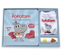 Popotam ne porte plus de couches: Le coffret pour être propre. Avec une culotte, un grand poster, 64 autocollants, un livre