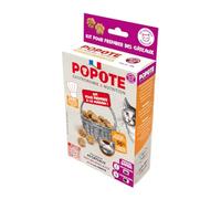 POPOTE - Golosinas para Gatos - Receta de Pollo - Ricas en Proteínas Animales - Alta Digestibilidad - Made in France - para Cocinar en Casa - 1 Bolsa de Preparación + 1 Dosette - 200 gr