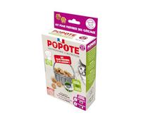POPOTE - Golosinas para Gatos - Receta Pato - Ricas en Proteínas Animales - Alta Digestibilidad - Made in France - para cocinar en casa - 1 Bolsita de Preparación + 1 Dosette - 200 gr