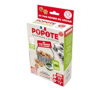 POPOTE - Golosinas para Perros - Receta de Pato - Ricas en proteínas Animales - Alta digestibilidad - Made in France - para cocinar en casa - 1 Bolsita de preparación + 1 Dosette - 200 gr