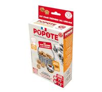 POPOTE - Golosinas para Perros - Receta de Pollo - Ricas en Proteínas Animales - Alta Digestibilidad - Made in France - para Cocinar en Casa - 1 Bolsita de Preparación + 1 Dosificador - 200 gr
