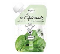 Popote Verduras Calabaza Espinacas +6m Ecológico 120g
