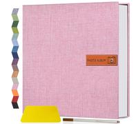 Popotop Gran lbum de fotos Auto adhesivo 4x6 5x7 8x10 lbum de lbumes de recortes DIY 60 pginas Regalos de libro ilustrado para mam Familia y bod