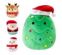 POPOYU Almohada de Peluche de Árbol de Navidad de Navidad,20cm Muñeca de Peluche de Algodón Esponjoso,Squishy Juguetes de Peluche paraNiños deNavidad paraDecoración delHogarNavideño,Regalos paraNiños