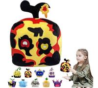 POPOYU Blox Fruits Almohada Suave, Caja de Peluche con Figura de Fruta Alma, Lindo Animal para Niños - Regalos de Cumpleaños