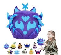 POPOYU Blox Fruits Peluche Suave Cojín de Animados de Zorro - Figura para Niños, Muñeca de Cumpleaños y Regalos para Fans