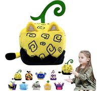 POPOYU Blox Fruits Plushies, almohada de peluche suave Blox Fruits, caja de peluche BloxFruits, lindo animal de peluche blox figura de fruta alma juguetes de peluche para niños, regalos de cumpleaños