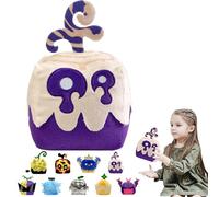 POPOYU Blox Peluche Suave Cojín de Animados de Zorro para Niños Regalos BloxFruits Figuras de Peluche para Fans-Muñeca de Cumpleaños