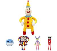 POPOYU Digital Pomni Jax Muñecas de peluche - Los increíbles juguetes de puente de circo, bonitas figuras suaves para niños y niñas, fanáticos de la televisión