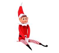 POPOYU Elfo de Navidad Elfo de Navidad, muñeco de Duende (niño) y Elfos Divertidos y juguetones Que se comportan Mal Grandes Figuras con Cuerpo Suave para Juguetes de Navidad Xmas-Big3-Boy