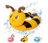 POPOYU Flotadores para niños de 3 a 6 años, flotador de pavo real/tigre/unicornio/abeja para niños, animales de natación para la piscina, flotadores inflables para piscina, accesorios de fiesta