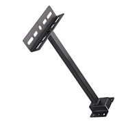 Popp® Brazo de sujeción Hierro Porta Foco 30CM para proyectores LED es Ideal para Ampliar y Extender la luz de los focos Exteriores en Espacios Exteriores (30CM)