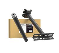 POPP® Brazo de sujeción hierro porta foco 60cm (30+30) para proyectores LED es ideal para ampliar y extender la luz de los focos exteriores en espacios exteriores (50CM)