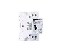POPP® Electric Contactor Modular 2P 40A 2NA 230V serie MSNT con Mando manual - bobina 35mm Montaje en riel DIN CB hogar