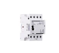 POPP® Electric Contactor Modular 4P 63A 4NA 230V serie MSNT con Mando manual - bobina 35mm Montaje en riel DIN CB hogar
