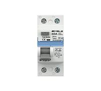 POPP® Electric Interruptor Diferencial RCCB Superinmunizado Clase A SI industrial 2P 40A 30mA 6KA 1P+N MSL8A (2P40A ASI 30mA, 5 unidad)